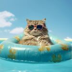 Pasar al gato una toalla húmeda y otras claves frente al calor