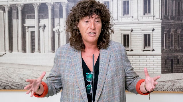 Teresa Jordá (ERC) realiza declaraciones tras presenta sus credenciales en el Congreso