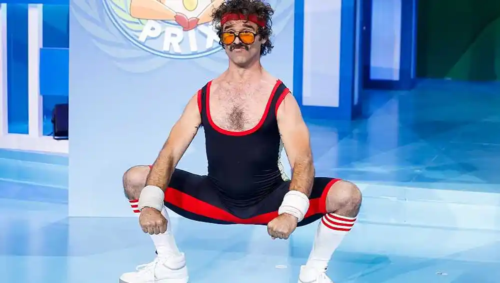 Wilbur hace el payaso durante un programa del 'Grand Prix'