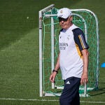 Carlo Ancelotti.Entrenamiento Real Madrid en Valdebebas © Alberto R. Roldán / Diario La Razón. 