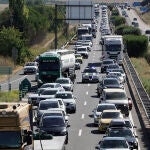 Retenciones kilométricas en Valladolid