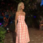 Carmen Lomana con vestido de Zara.