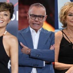 Sonsoles Ónega, Jordi González y Ana Rosa Quintana