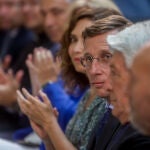 Ayuso y Almeida participan en la entrega de las Palomas de Bronce-Bomberos de Madrid
