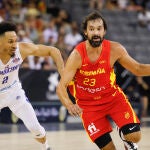 Llull ejerció de base durante algunos minutos ante la República Dominicana