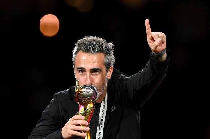 Jorge Vilda, después de ganar el Mundial