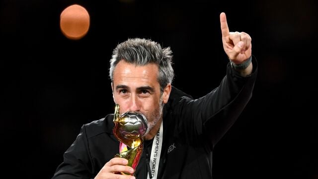 Jorge Vilda, después de ganar el Mundial
