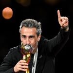 Jorge Vilda, después de ganar el Mundial