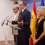 Rueda de prensa de Javier Esparza en el Congreso