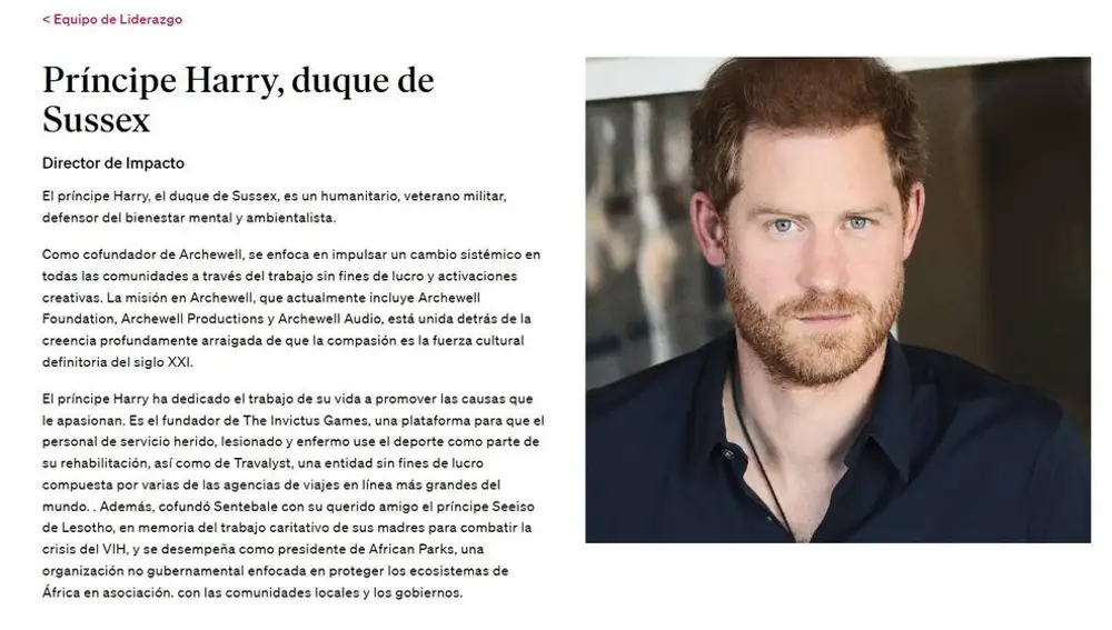 Imagen de la polémica de Harry