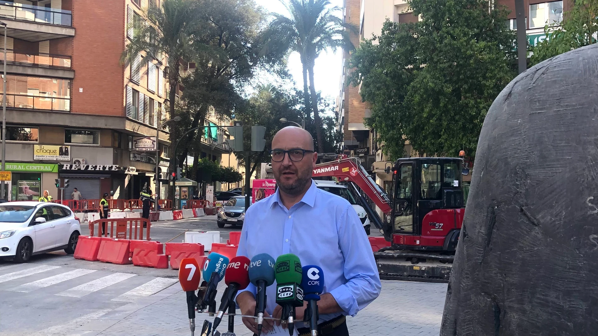 El concejal de Movilidad de Murcia, José Francisco Muñoz