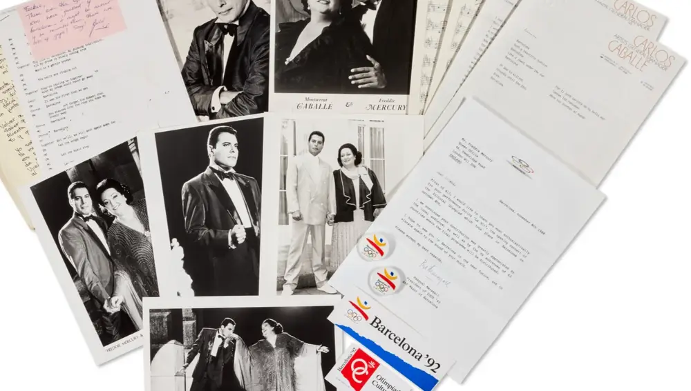 Archivo personal de Freddie Mercury relacionado con Barcelona y los Juegos Olímpicos de 1992