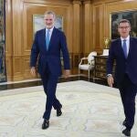 Feijóo agradece al Rey por elegirle candidato a la investidura y promete un Gobierno de "estabilidad y moderación"