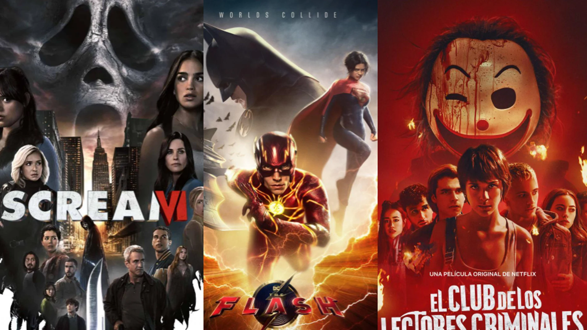 Carteles de estrenos en plataformas de streaming