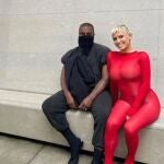 Kanye West and his wife Bianca Censori