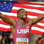 Noah Lyles, otra vez campeón del mundo de 200