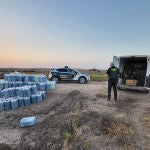 Un guardia civil herido en una operación contra el narcotráfico en Trebujena (Cádiz)