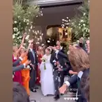 Vicky Martín Berrocal felicita a Luisa Bergel y a Cristian Flórez