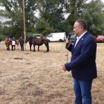 El presidente de la Diputación de León, Gerardo Álvarez Courel, asiste al XXXIII Concurso Exposición del Caballo Hispano Bretón