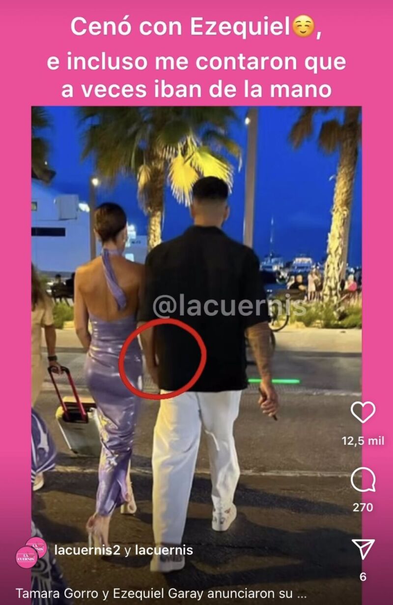 Tamara Gorro y Ezequiel Garay