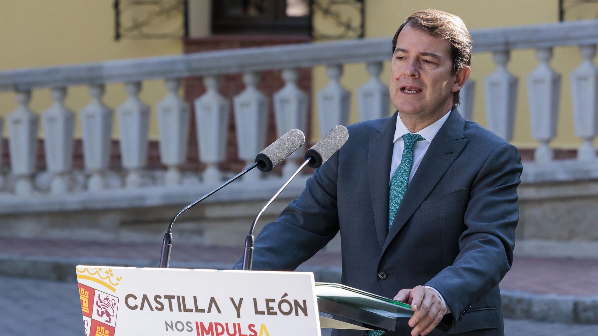 El presidente de Castilla y León, Alfonso Fernández Mañueco,