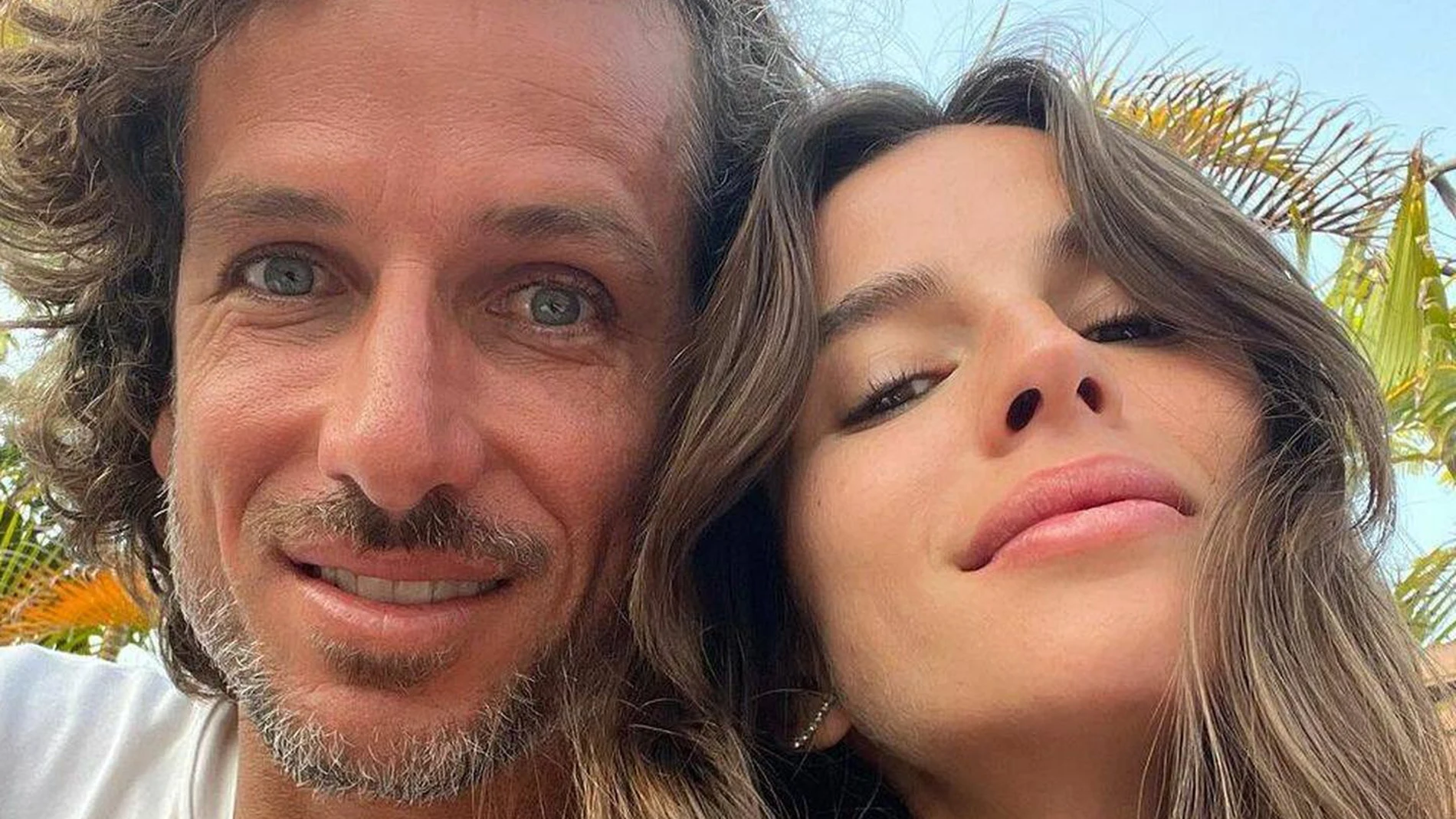 Feliciano López y Sandra Gago