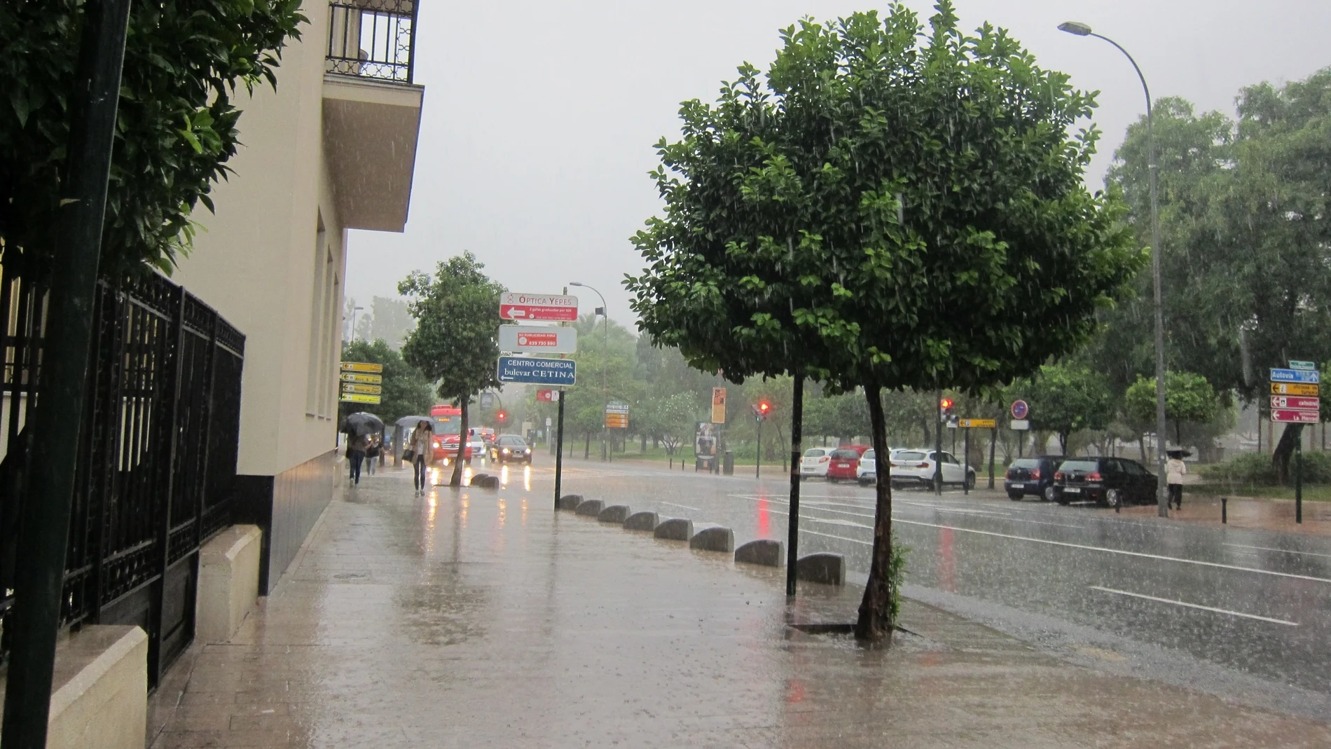 Fin de semana marcado por las lluvias en toda la zona del Mediterráneo español
