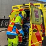 Muere un camionero en la M-50 (Madrid) arrollado por un coche