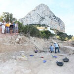 El yacimiento medieval Pobla d'Ifac se encuentra en una de las laderas del Peñón de Ifach, en Calpe, Alicante.