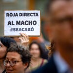 Concentración en Barcelona para apoyar a Jenni Hermoso