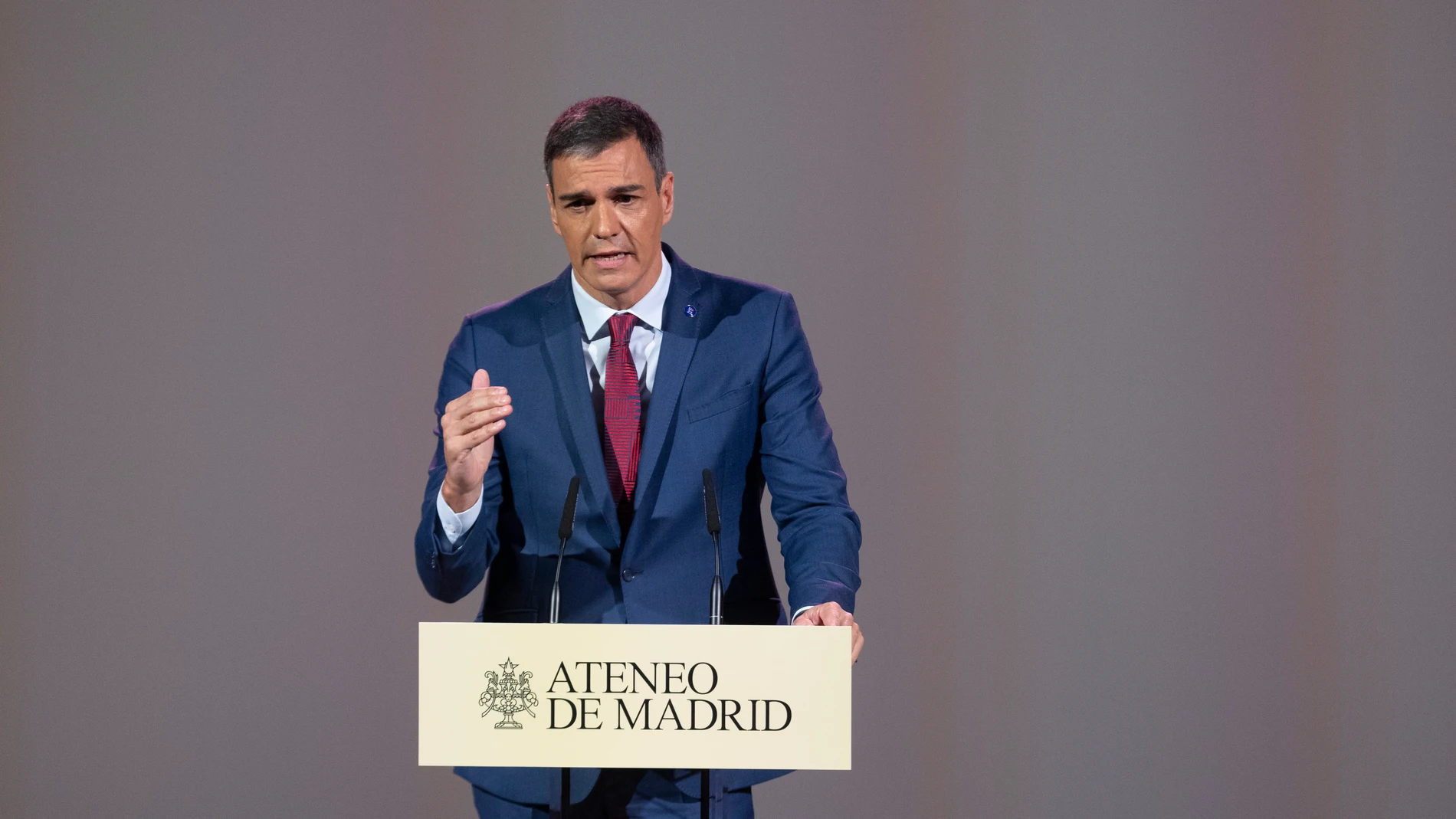 Pedro Sánchez inaugura los desayunos del Ateneo @Gonzalo Pérez Mata