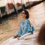 Naty Abascal en Venecia.