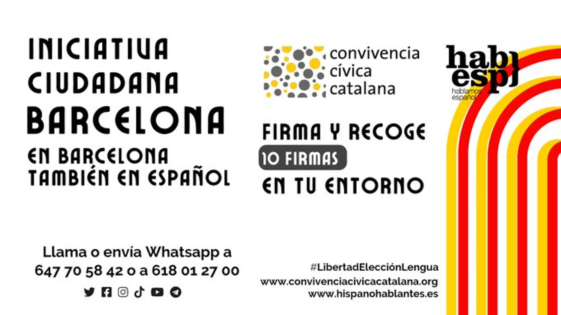 La campaña "Barcelona también en español"