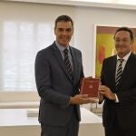 El presidente del Gobierno, Pedro Sánchez y el fiscal general del Estado, Álvaro García Ortiz