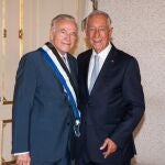 Isidro Fainé, Presidente de la Fundación Bancaria ”la Caixa, ha recibido hoy, por parte del Presidente de la Republica Portuguesa, Marcelo Rebelo de Sousa, la Gran Cruz de la Orden del Infante Don Henrique.