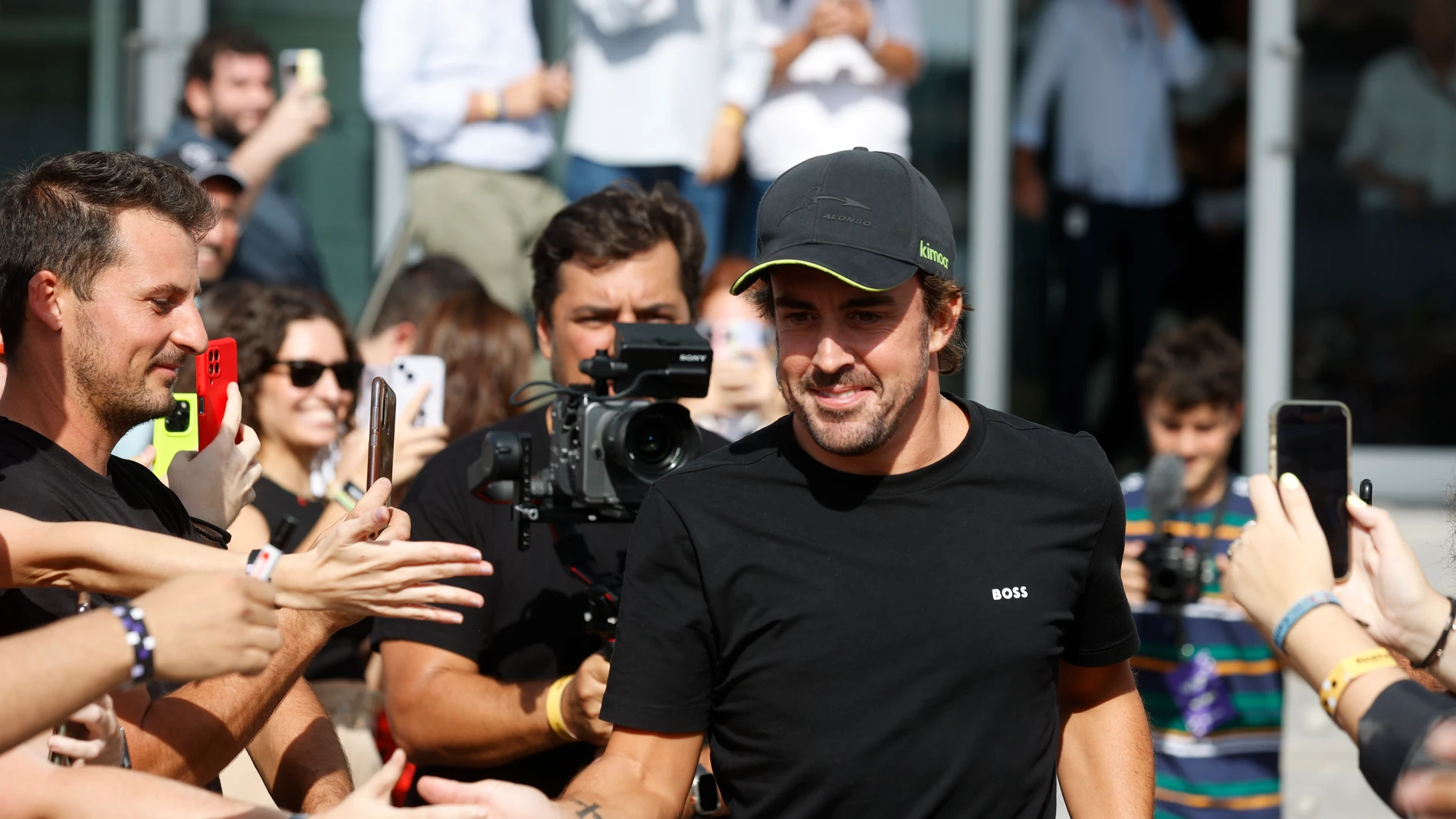 Fernando Alonso, en el circuito del Jarama