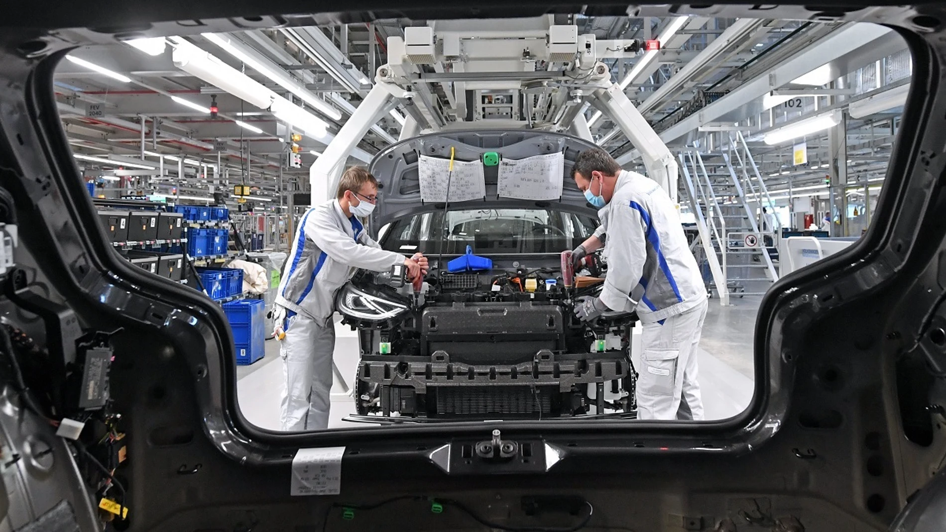 Alemania.- La producción industrial de Alemania baja un 0,8% en julio y ahonda su caída interanual al 2,1%