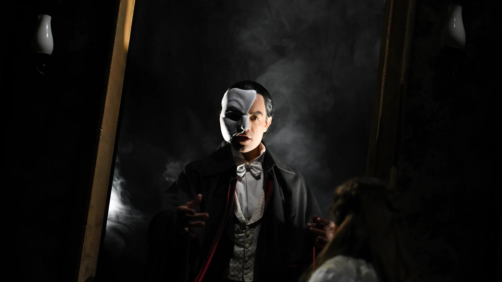 Ramin Karimloo, durante el estreno del montaje en Trieste (Italia), transformado en el protagonista