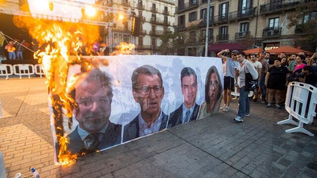 Manifestación independentista por la Diada