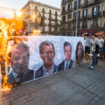 Manifestación independentista por la Diada