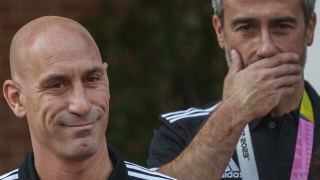 Luis Rubiales y Jorge Vilda