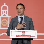  El portavoz del PSOE en la Comunidad de Madrid, Juan Lobato
