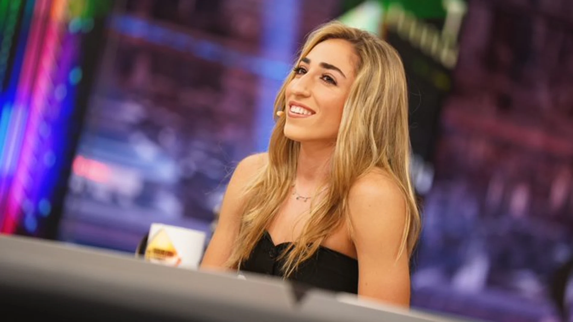 La futbolista Olga Carmona, durante su visita a 'El Hormiguero'