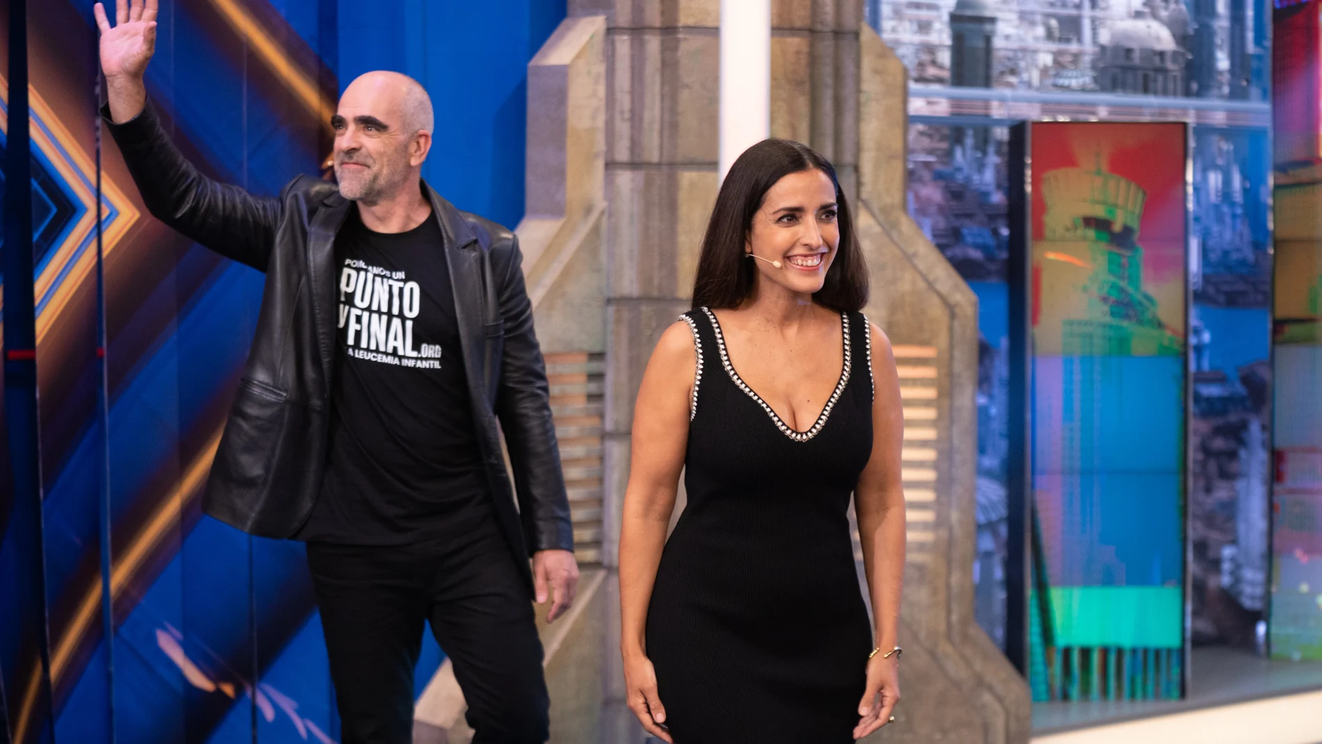 Inma Cuesta y Luis Tosar', a su entrada al plató de 'El Hormiguero'
