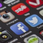 Menú de redes sociales 