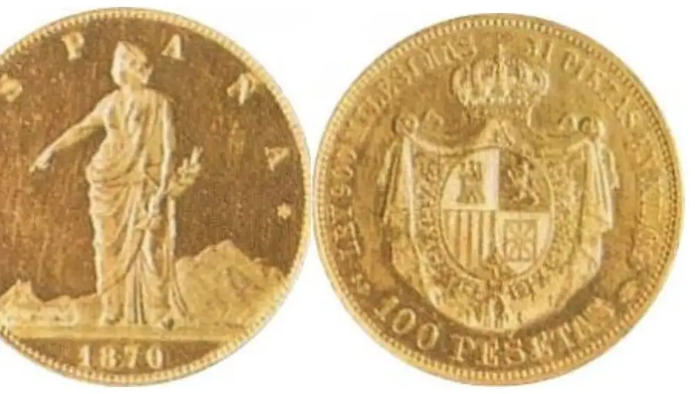 La moneda de 100 pesetas valorada en 250.000 euros