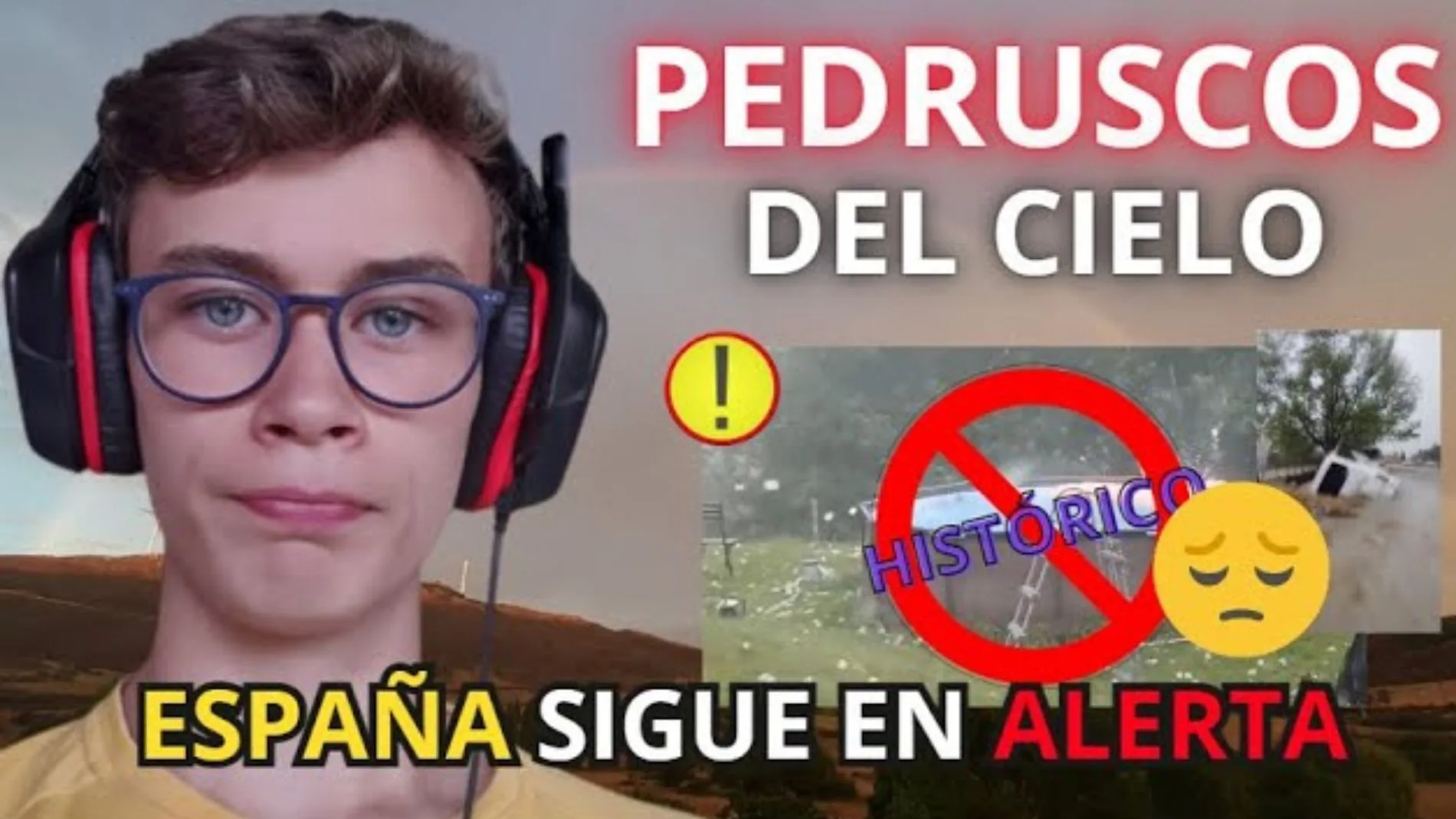 Jorge Rey valora, a través de un nuevo vídeo de Youtube, las tormentas que se han registrado durante estos días