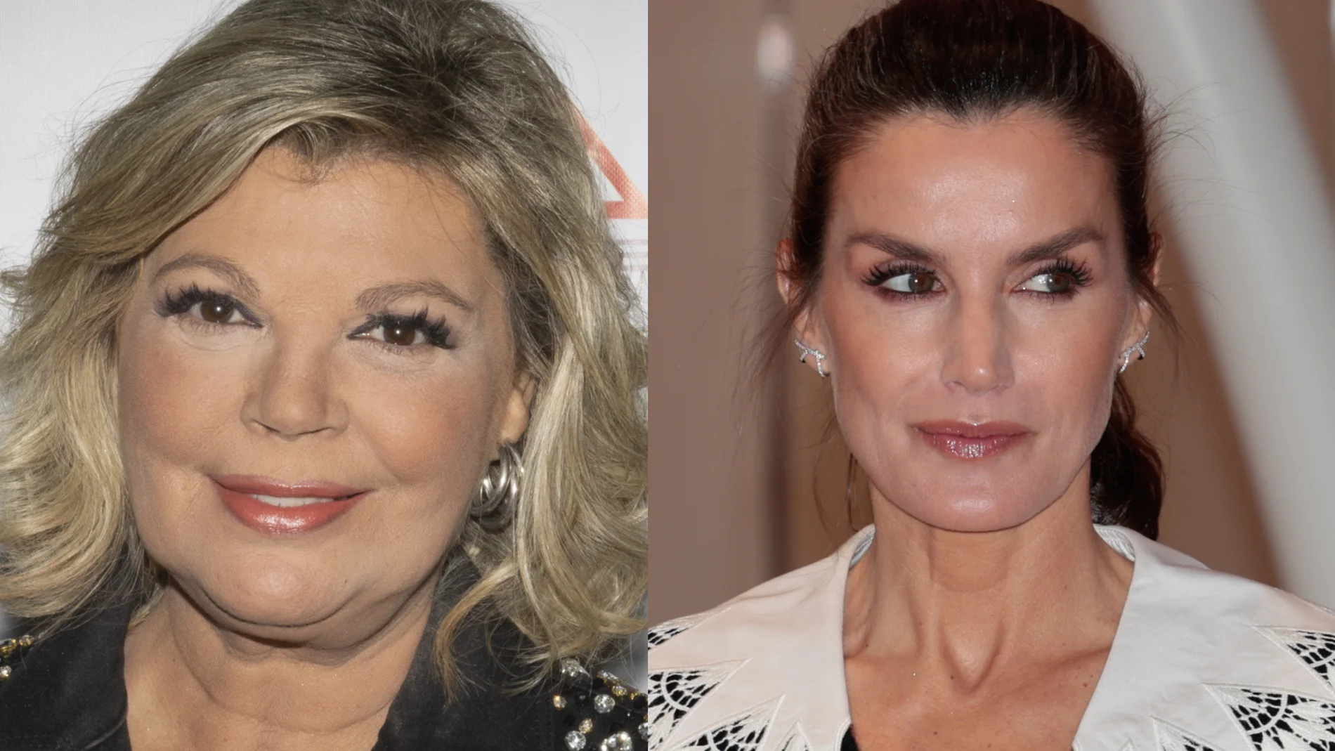 Montaje de Terelu Campos y la Reina Letizia