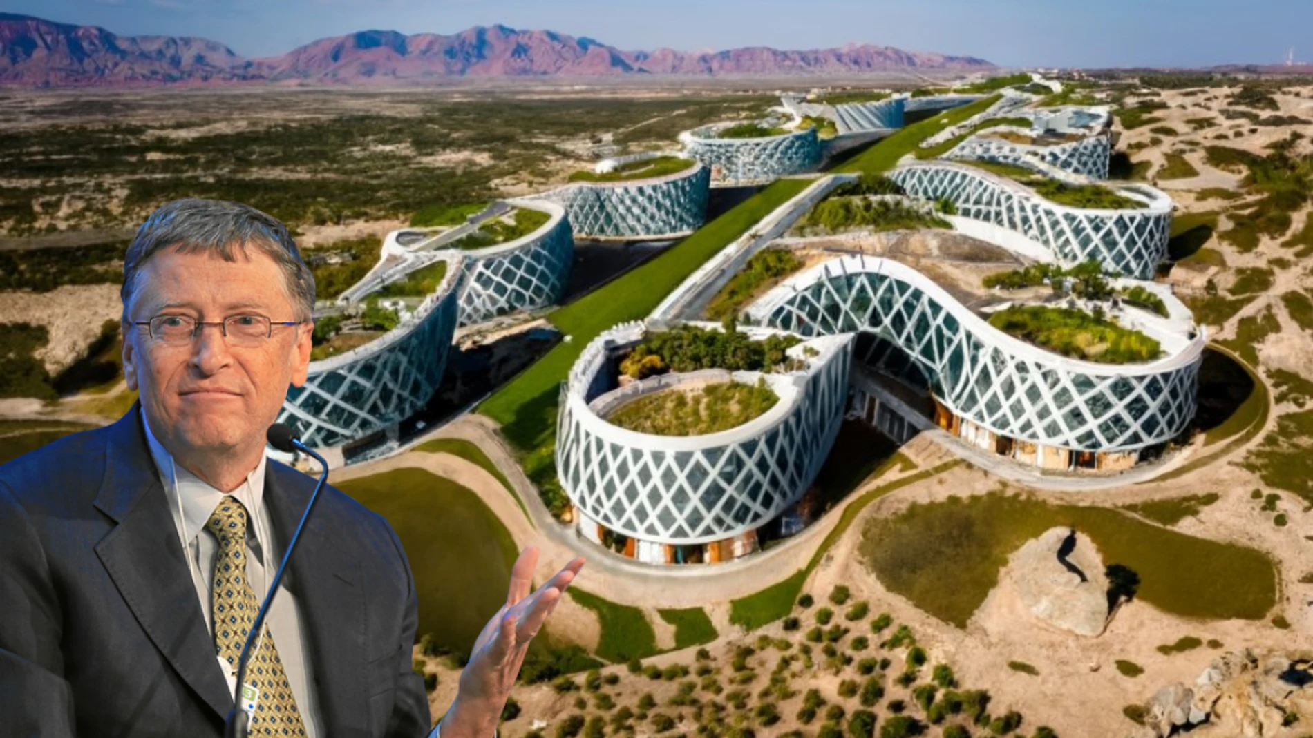 Recreación de la posible imagen en el desierto de Arizona