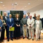 Presentación de Bimtecnia 2023, con la presencia de la directora general de Vivienda y Ordenación del Territorio, María Pardo; el presidente de AEICE, Ricardo Fortuoso; y el director de AEICE, Enrique Cobreros, entre otros